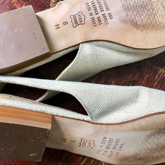 Talbots Minimalist Style Slingback Cap Toe Shoes - Picture 5 of 6